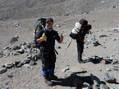 01 Inka Expediciones Guide Agustin Aramayo Is Ready To Lead The Way From Aconcagua Camp 1 to Camp 2